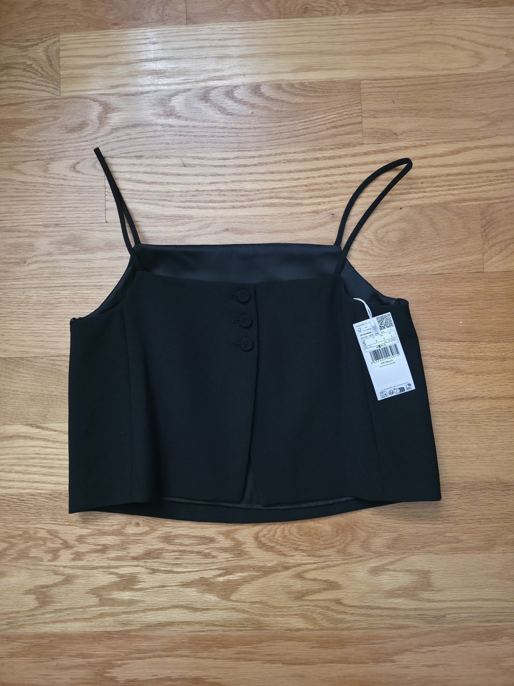 Mango Buttoned crop top - Picture 4 of 5